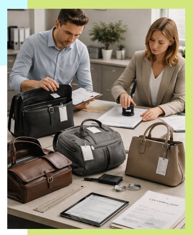 Сертификация сумок в Алексеевке от 7593 руб. | Алешин-Лкв