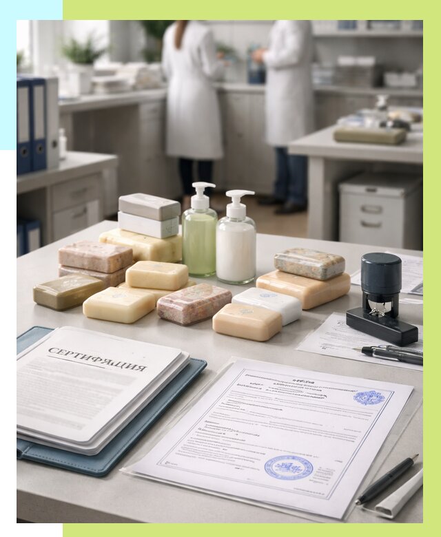 Сертификация мыла и сертификат на мыло в Алексеевке от 12149 | Алешин-Лкв