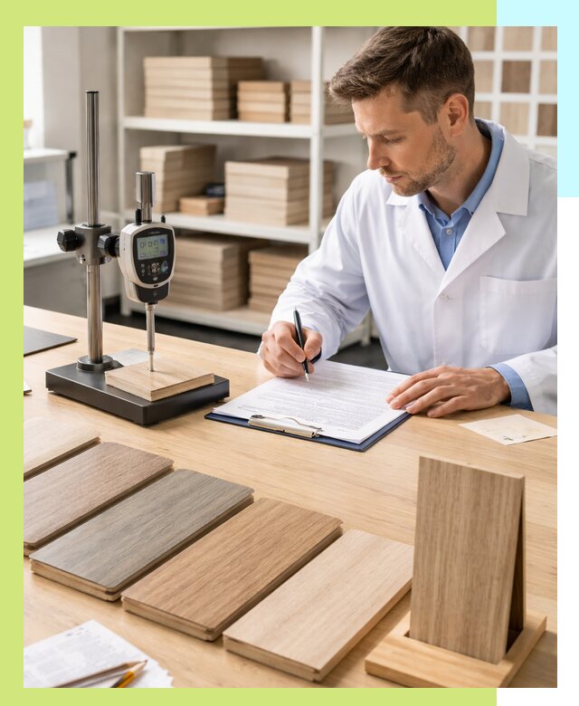 Сертификация ламината с испытаниями и оформлением документов в Алексеевке