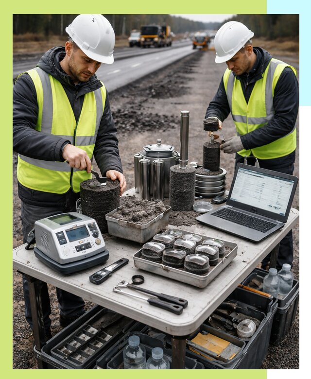 Сертификация асфальта: испытания и подтверждение в Алексеевке