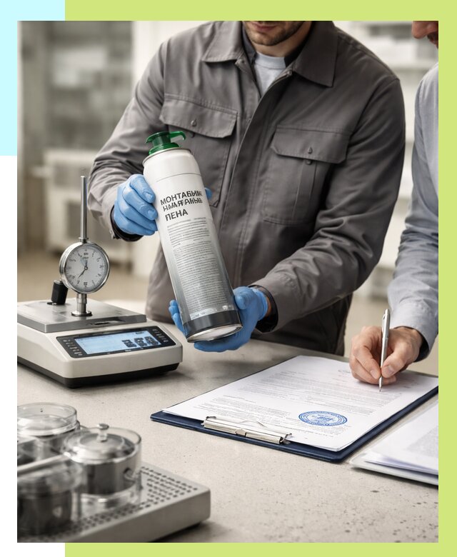 Сертификация монтажной пены в Алексеевке от 15186 р. | Алешин-Лкв