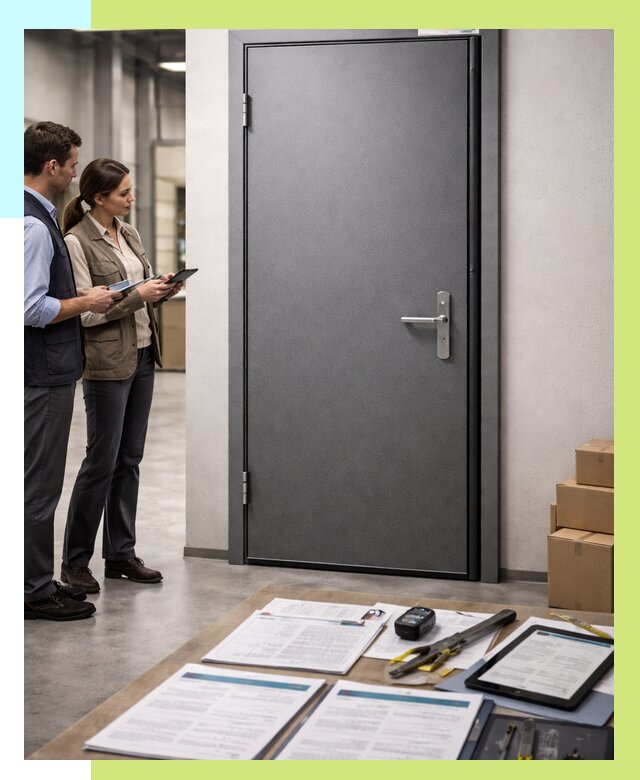 Сертификация противопожарных дверей в Алексеевке от 9112 р. | Алешин-Лкв