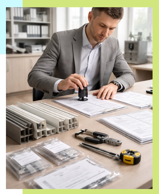 Сертификация ПВХ продукции в Алексеевке от 8605 р., Алешин-Лкв