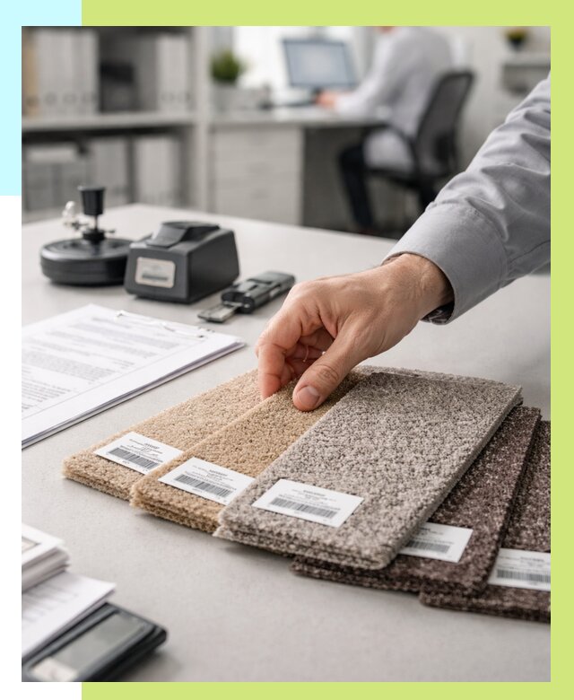 Сертификация ковролина в Алексеевке от 15186 р., Алешин-Лкв