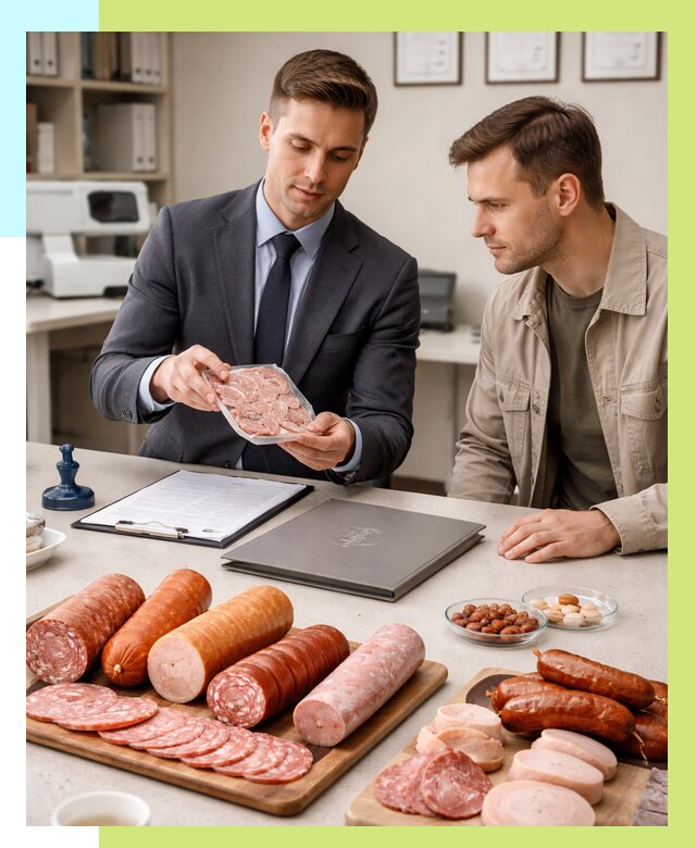 Сертификация колбасных изделий в Алексеевке от 7593 р. | Алешин-Лкв