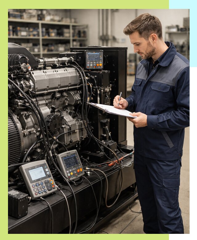 Сертификация дизельных генераторов и их оборудования в Алексеевке