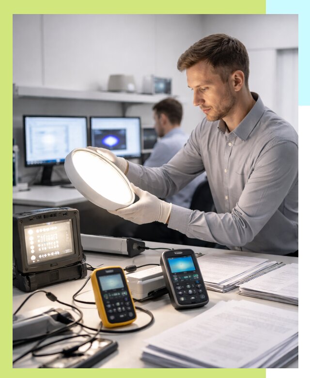 Сертификация светильников в Алексеевке: испытания и оформление