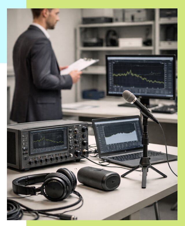 Сертификация аудиотехники в Алексеевке от 15186 р., Алешин-Лкв