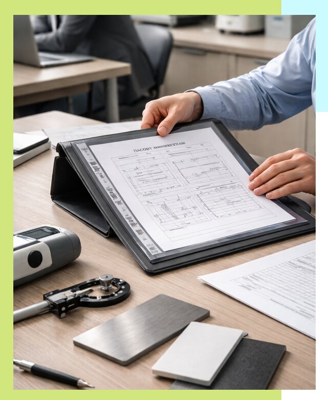 Оформление паспорта материала для продукции в Алексеевке