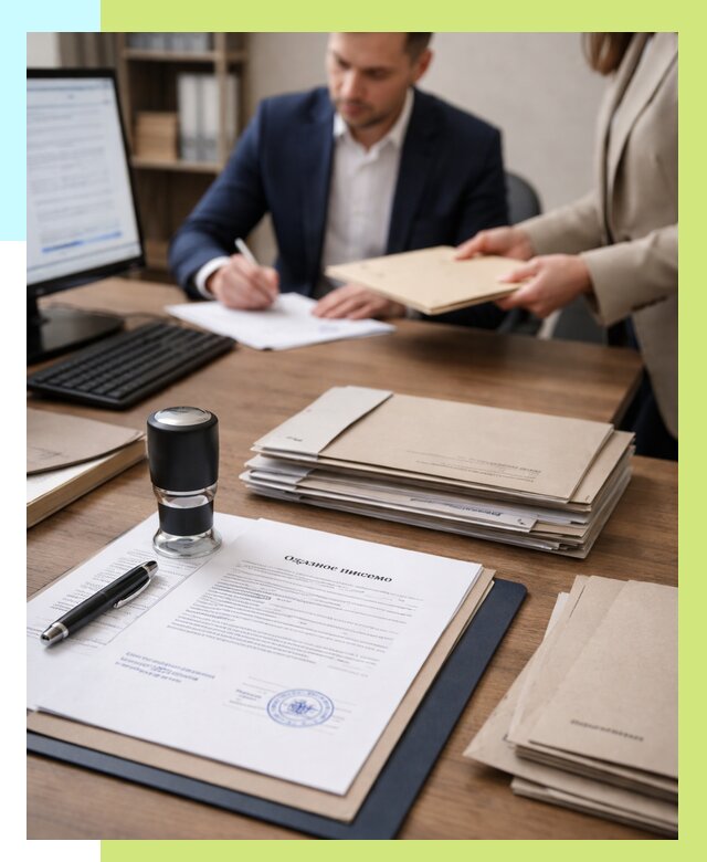 Отказное письмо для таможни в Алексеевке от 3037 р, Алешин-Лкв