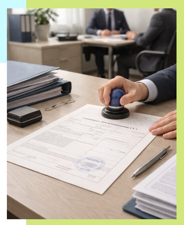 Сертификат происхождения СТ 1 в Алексеевке от 4556 р. | Алешин-Лкв