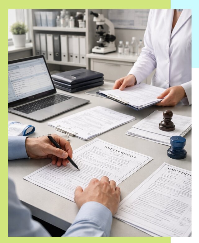 Оформление сертификата GMP в Алексеевке для фармпроизводства