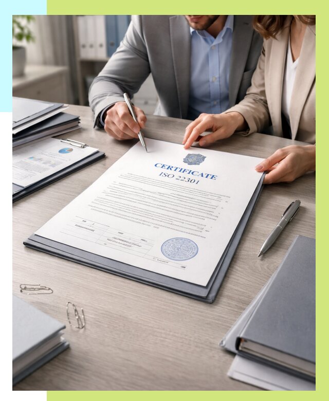 Сертификат ISO 22301 в Алексеевке от 45558 р. | Алешин-Лкв срочно