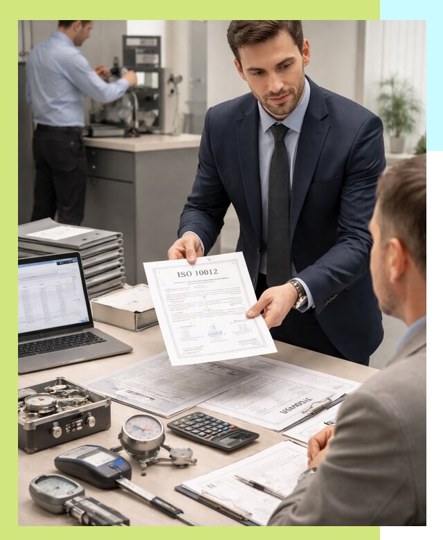 Выдача сертификата ISO 10012 по требованиям метрологии в Алексеевке