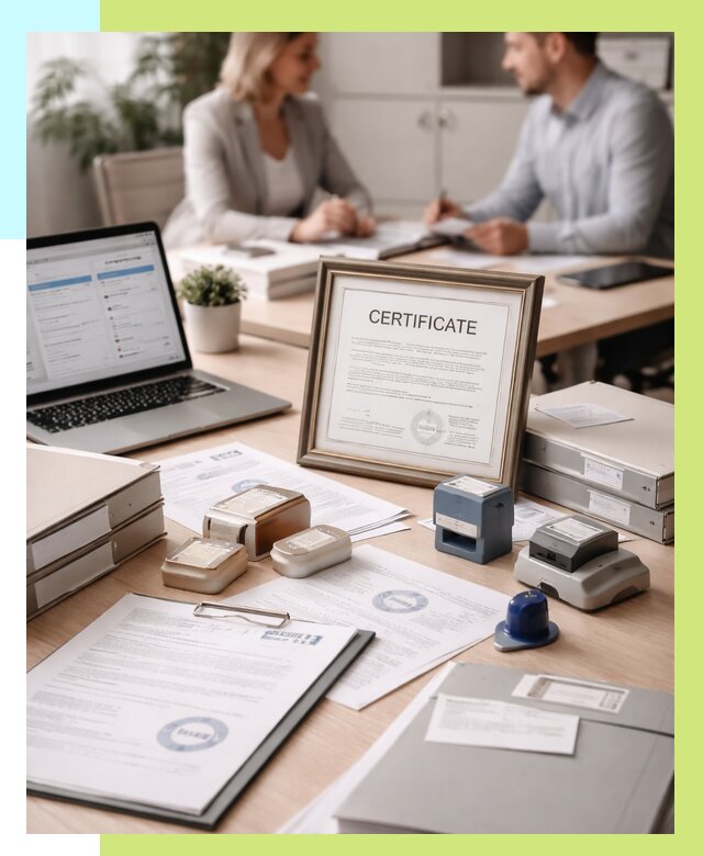 Сертификация компании в Алексеевке от 45558 р. | Алешин-Лкв — заказ